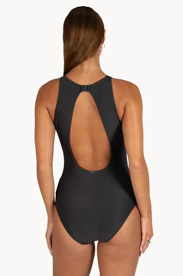 Baku Baku Rococco High Neck One Piece - Cacao Baku Rococco High Neck One Piece - Cacao Splash Swimwear One Pieces