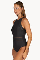 Baku Baku Rococco High Neck One Piece - Cacao Baku Rococco High Neck One Piece - Cacao Splash Swimwear One Pieces