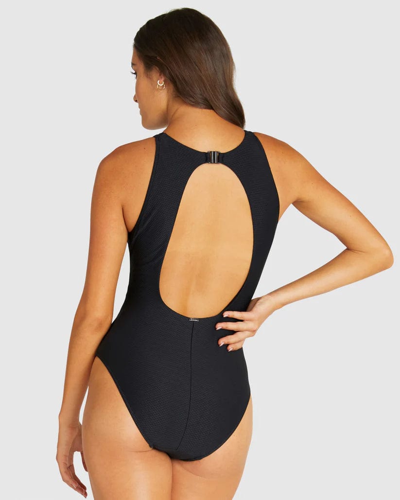 Baku Baku Rococco High Neck One Piece - Nero Splash Swimwear One Pieces