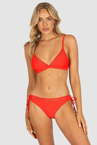 Baku Baku Rococco Ladder Lace Tri - Flame Baku Rococco Ladder Lace Tri - Flame Splash Swimwear Bikini Tops
