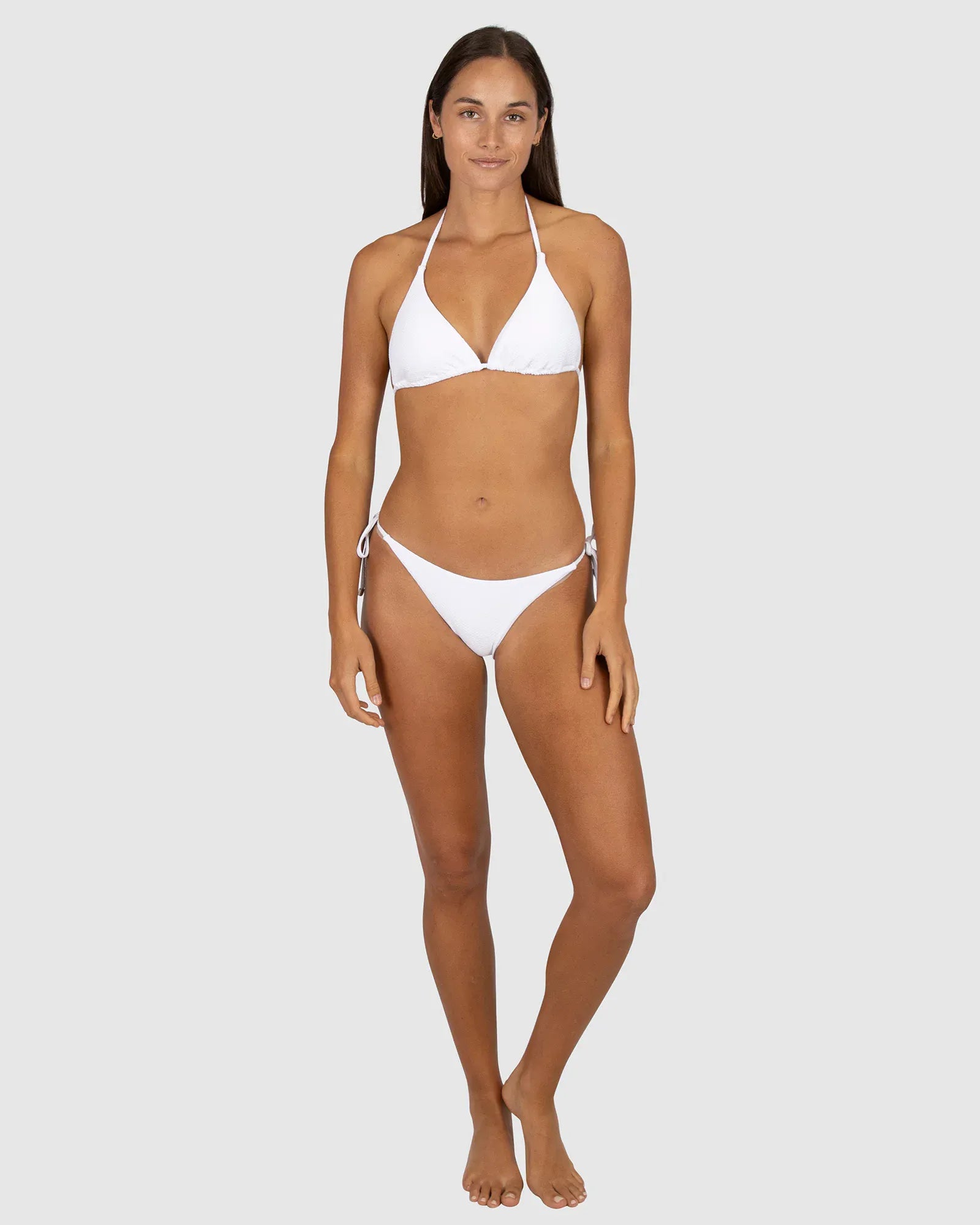 Baku Baku Rococco Slide Tri - White Baku Rococco Slide Tri - White Splash Swimwear Bikini Tops