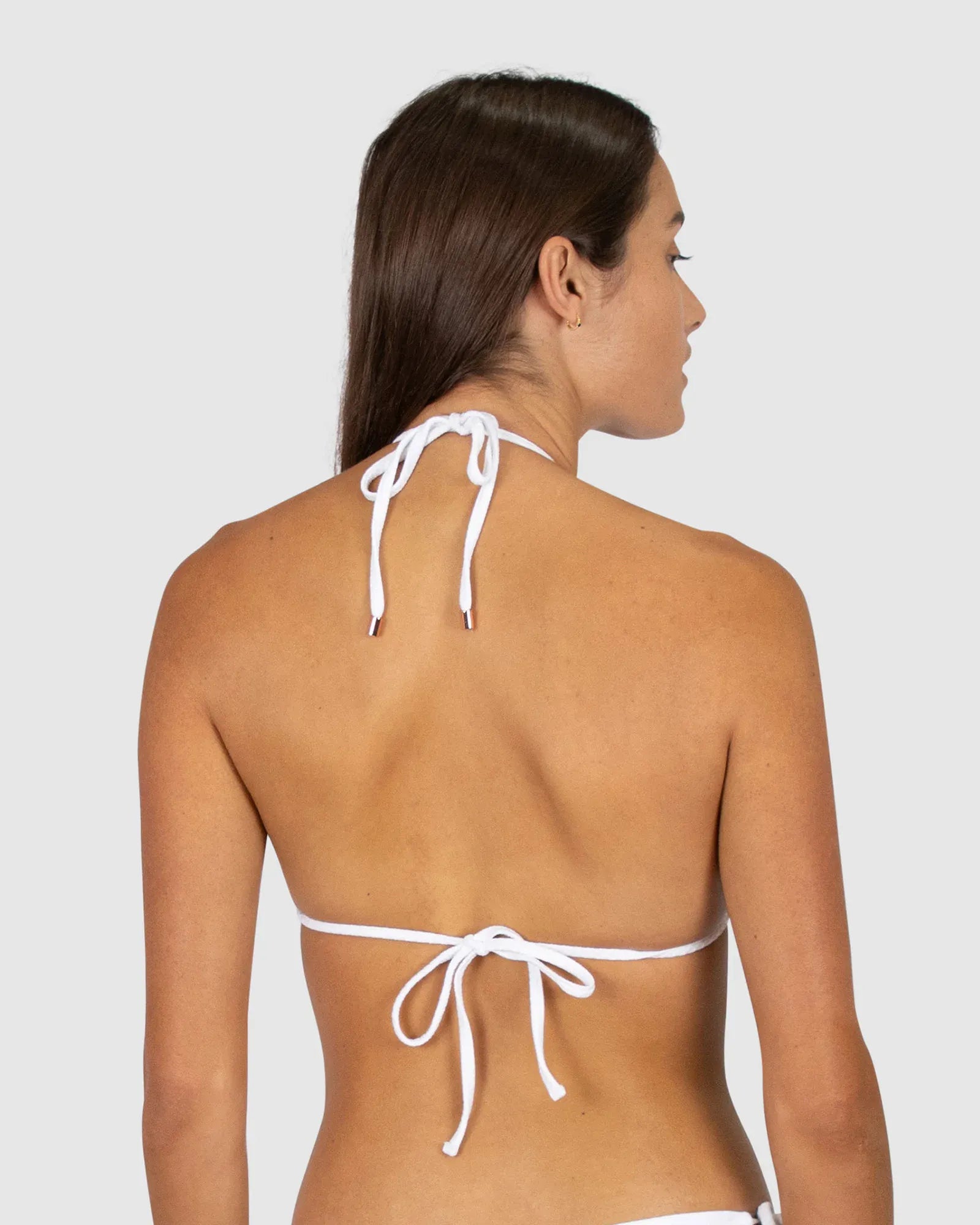 Baku Baku Rococco Slide Tri - White Baku Rococco Slide Tri - White Splash Swimwear Bikini Tops