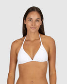 Baku Baku Rococco Slide Tri - White Baku Rococco Slide Tri - White Splash Swimwear Bikini Tops