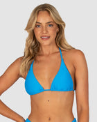 Baku Baku Rococco Slide Triangle Bikini Top BRA558RKS Baku Rococco Slide Triangle Bikini Top Splash Swimwear Bikini Tops Capri / 6 9361355044752