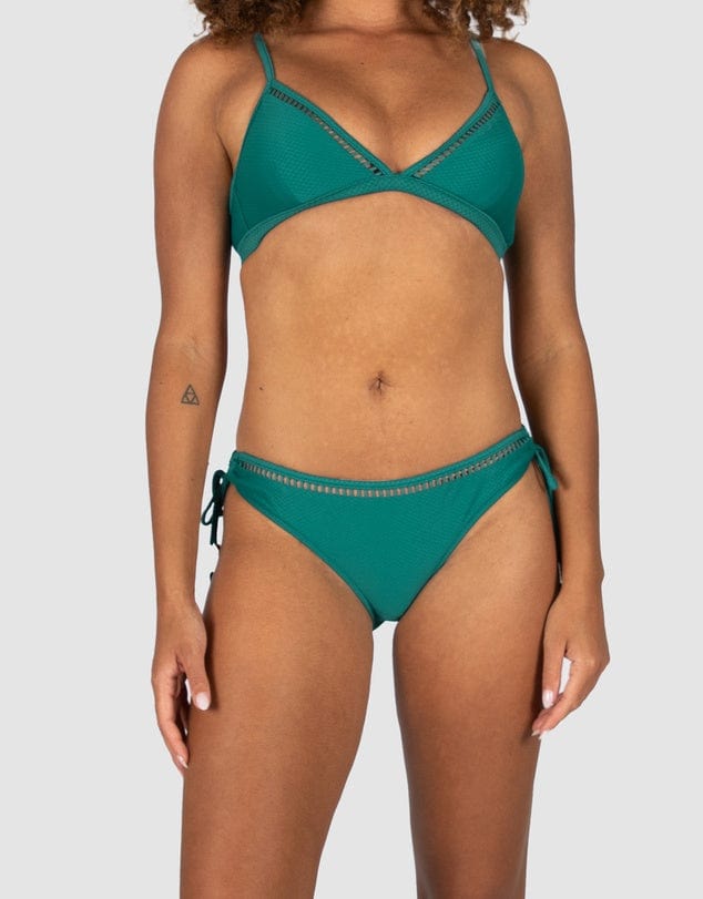 Baku Baku Rococco Tie Side Hipster Bikini Bottom - Jungle Baku Rococco Tie Side Hipster Bikini Bottom - Jungle Splash Swimwear Bikini Bottoms
