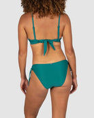 Baku Baku Rococco Tie Side Hipster Bikini Bottom - Jungle Baku Rococco Tie Side Hipster Bikini Bottom - Jungle Splash Swimwear Bikini Bottoms