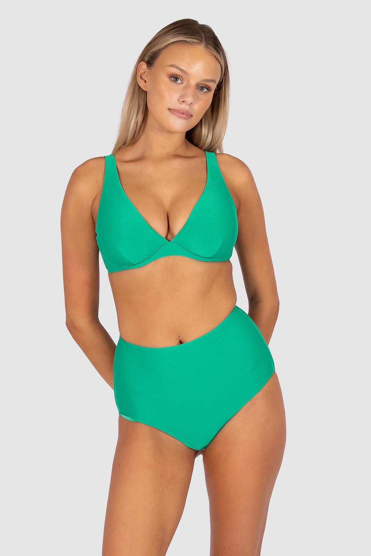 Baku Baku Rococco Ultra High Waist - Envy Baku Rococco Ultra High Waist - Envy Splash Swimwear Bikini Bottoms