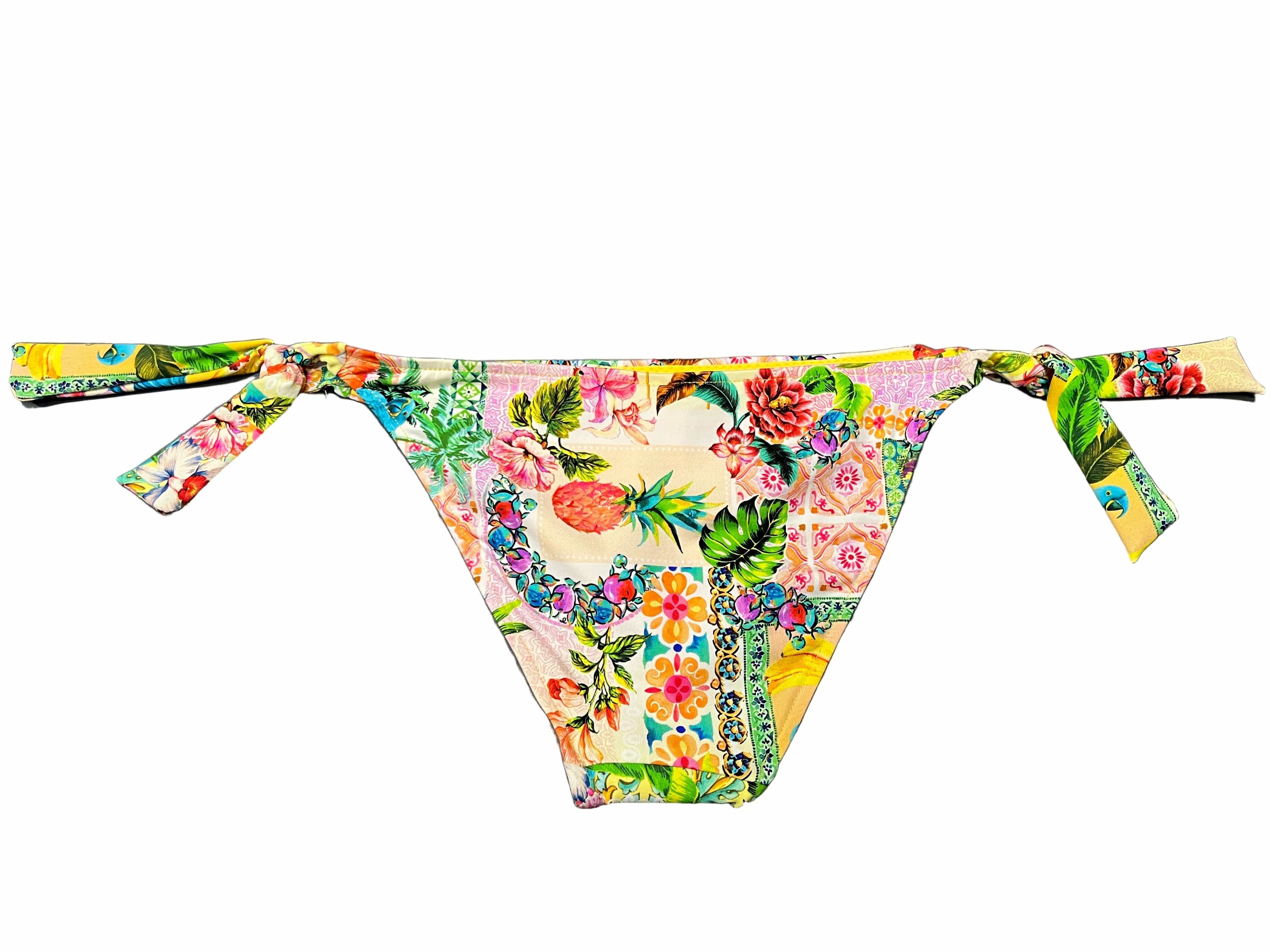 Baku Baku Sardinia 70's Tie Side - Lemon Baku Sardinia 70's Tie Side - Lemon Splash Swimwear