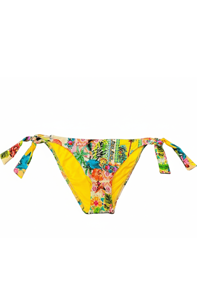 Baku Baku Sardinia 70's Tie Side - Lemon Baku Sardinia 70's Tie Side - Lemon Splash Swimwear