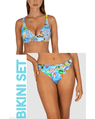 Baku Baku Sardinia C-D Longline Bikini Bra Top & Twist Band Regular Bikini Bottom - Ocean Baku Sardinia C-D Longline Bikini Bra Top & Twist Band Regular Bikini Bottom - Ocean Splash Swimwear Bikini Set 16