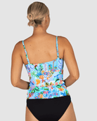 Baku Baku Sardinia D-E Underwire Singlet Top - Ocean Baku Sardinia D-E Underwire Singlet Top - Ocean Splash Swimwear