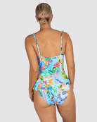 Baku Baku Sardinia E-F Frill One Piece - Ocean Baku Sardinia E-F Frill One Piece - Ocean Splash Swimwear