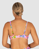 Baku Baku Sardinia F Cup Triangle Bikini Bra Top - Ocean Baku Sardinia F Cup Triangle Bikini Bra Top - Ocean Splash Swimwear