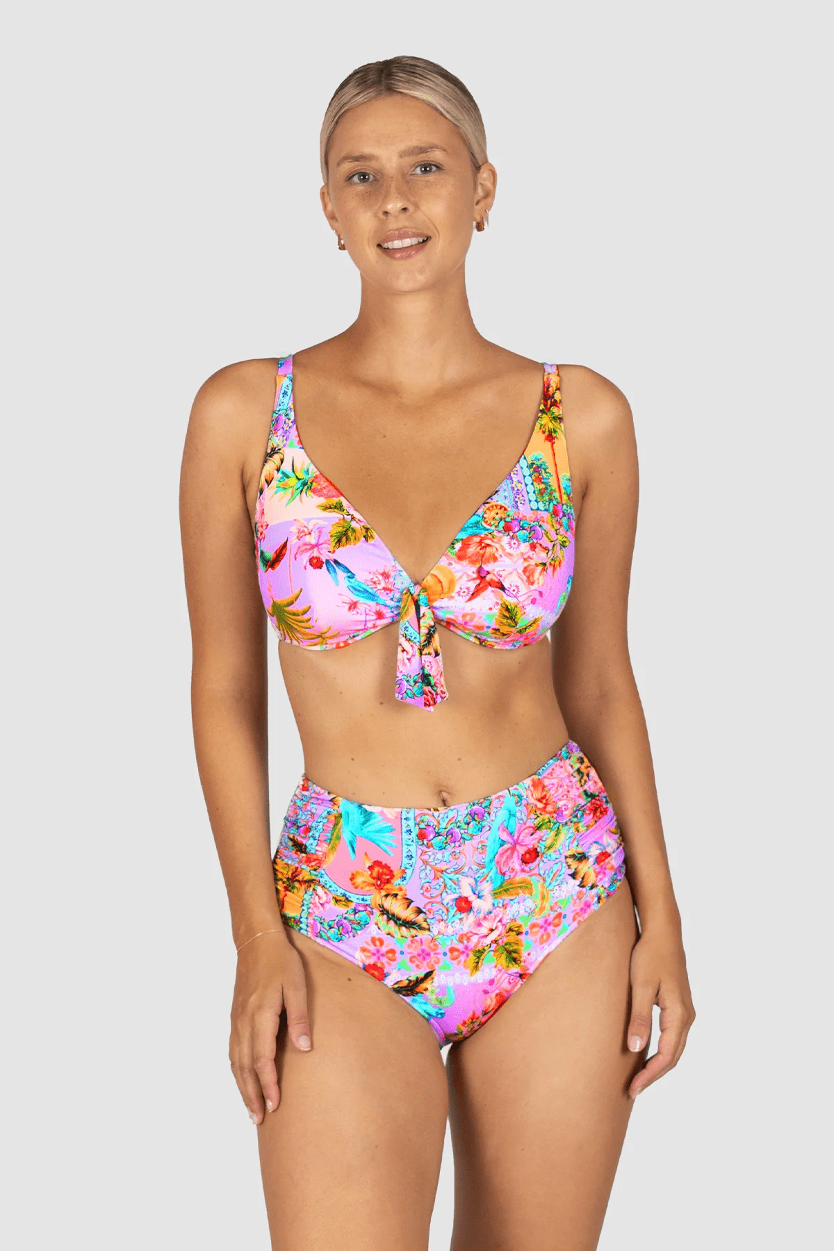 Baku Baku Sardinia F Cup Triangle Bikini Bra Top - Ocean Baku Sardinia F Cup Triangle Bikini Bra Top - Ocean Splash Swimwear