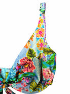 Baku Baku Sardinia F Cup Triangle Bikini Bra Top - Ocean Baku Sardinia F Cup Triangle Bikini Bra Top - Ocean Splash Swimwear