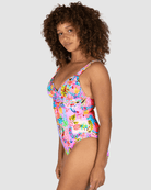 Baku Baku Sardinia Grecian One Piece - Lemon Baku Sardinia Grecian One Piece - Lemon Splash Swimwear