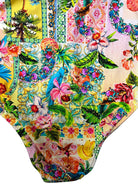 Baku Baku Sardinia Grecian One Piece - Lemon Baku Sardinia Grecian One Piece - Lemon Splash Swimwear