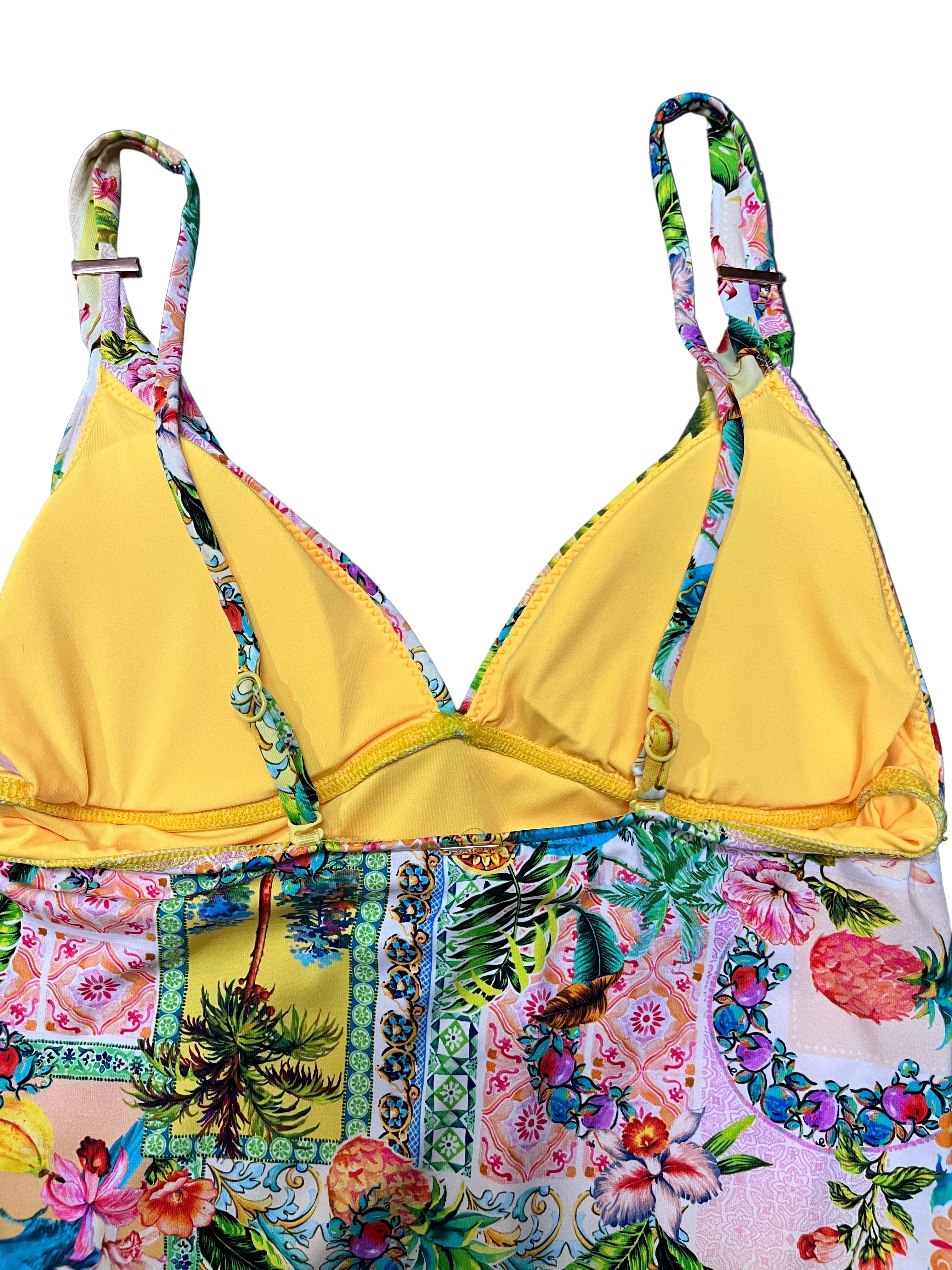 Baku Baku Sardinia Grecian One Piece - Lemon Baku Sardinia Grecian One Piece - Lemon Splash Swimwear