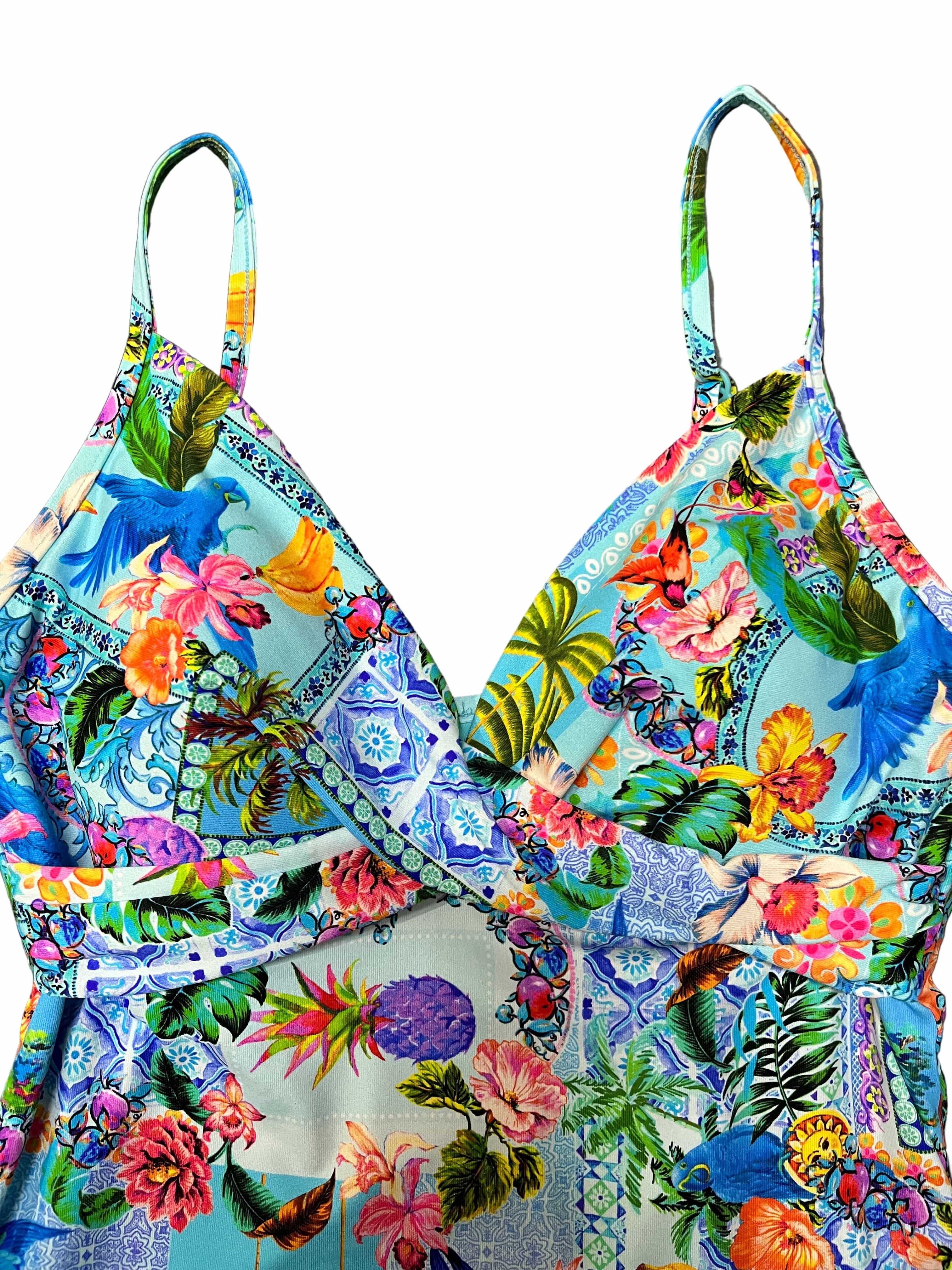 Baku Baku Sardinia Multi Fit Singlet - Ocean Baku Sardinia Multi Fit Singlet - Ocean Splash Swimwear