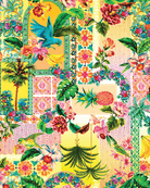 Baku Baku Sardinia Soft Side Cheeky Bikini Bottom - Lemon Baku Sardinia Soft Side Cheeky Bikini Bottom - Lemon Splash Swimwear