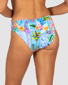 Baku Baku Sardinia Twist Band Regular Bikini Bottom - Ocean Baku Sardinia Twist Band Regular Bikini Bottom - Ocean Splash Swimwear