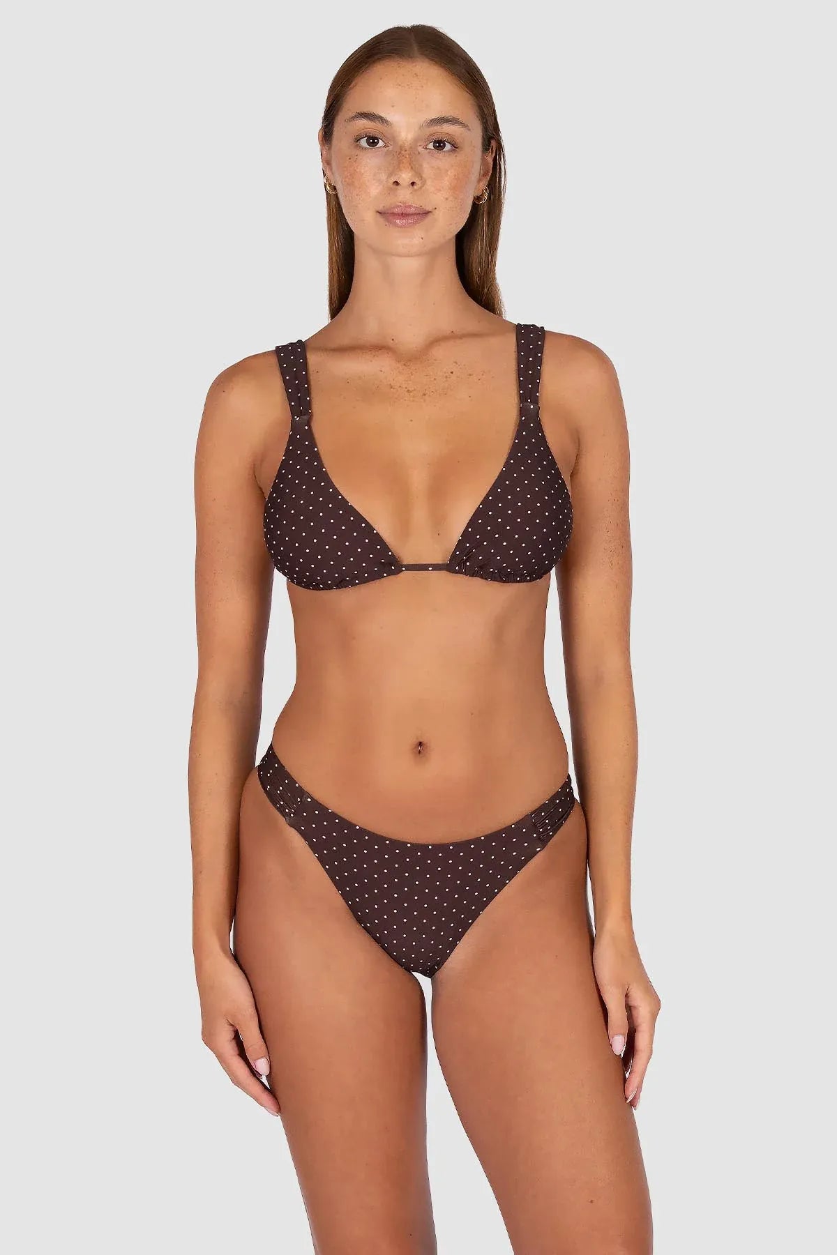 Baku Baku Sundancer Cheeky Pant - Cocoa Baku Sundancer Cheeky Pant - Cocoa Splash Swimwear Bikini Bottoms