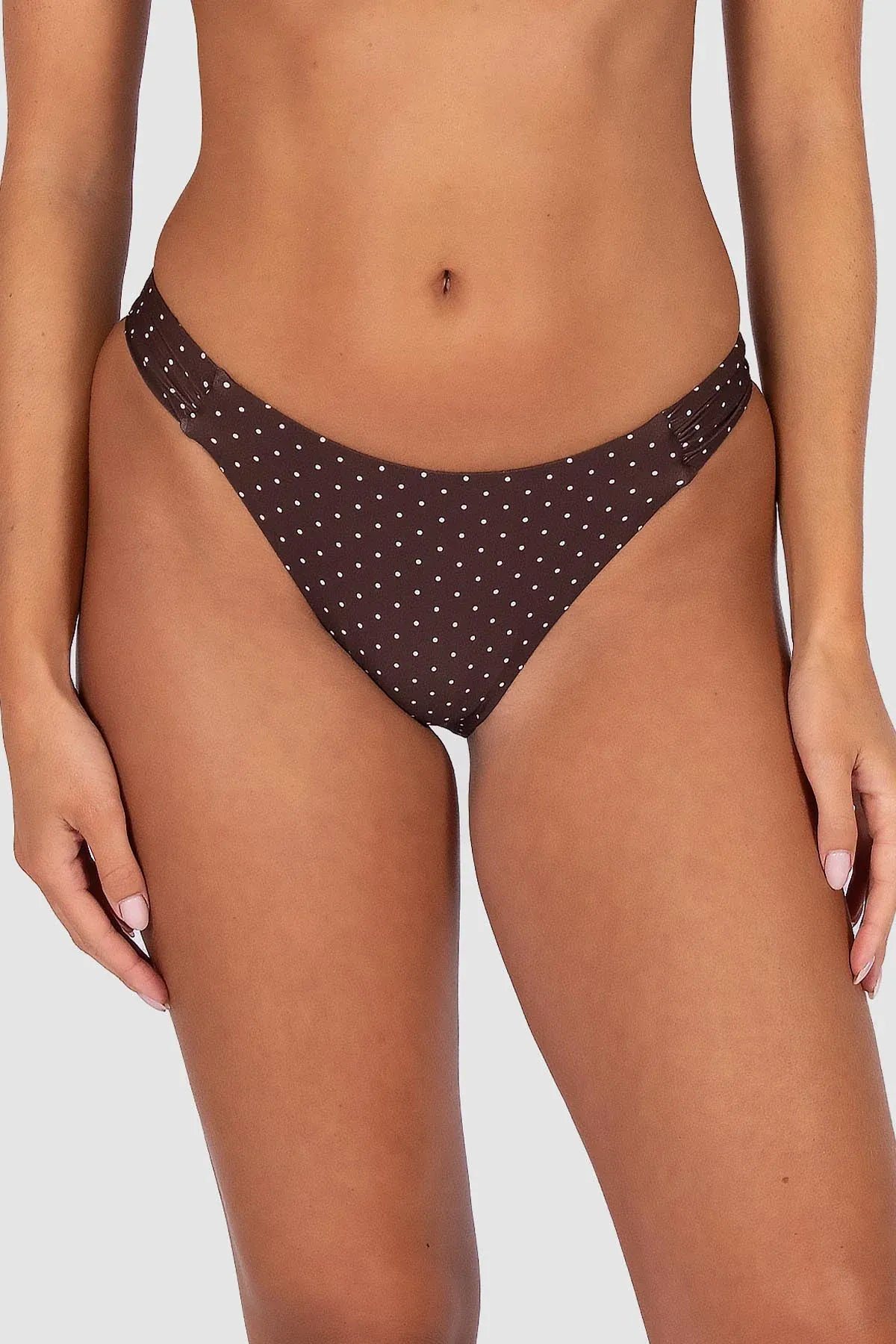 Baku Baku Sundancer Cheeky Pant - Cocoa Baku Sundancer Cheeky Pant - Cocoa Splash Swimwear Bikini Bottoms