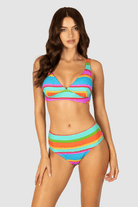 Baku Baku Trinidad Mid Bikini Bottom - Azure Baku Trinidad Mid Bikini Bottom - Azure Splash Swimwear