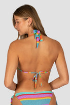 Baku Baku Trinidad Tri Bikini Top & Hipster Tie Side Bikini Set - Multi Baku Trinidad Tri Bikini Top & Hipster Tie Side Bikini Set - Multi Splash Swimwear Bikini Set
