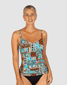 Baku Baku Tulum D-E Underwire Singlet Top - Black Baku Tulum D-E Underwire Singlet Top - Black Splash Swimwear