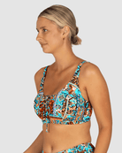 Baku Baku Tulum E-F-G Cup Lace Up Bra - Black Baku Tulum E-F-G Cup Lace Up Bra - Black Splash Swimwear