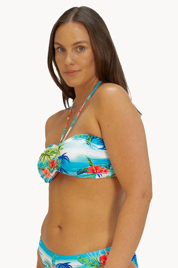 Baku Cocos Islands Cocos Bandeau - White Cocos Islands Cocos Bandeau - White Splash Swimwear