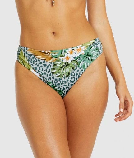 Baku Frangipani High Rio Brief* Splash Swimwear Cheeky Bikini Bottoms