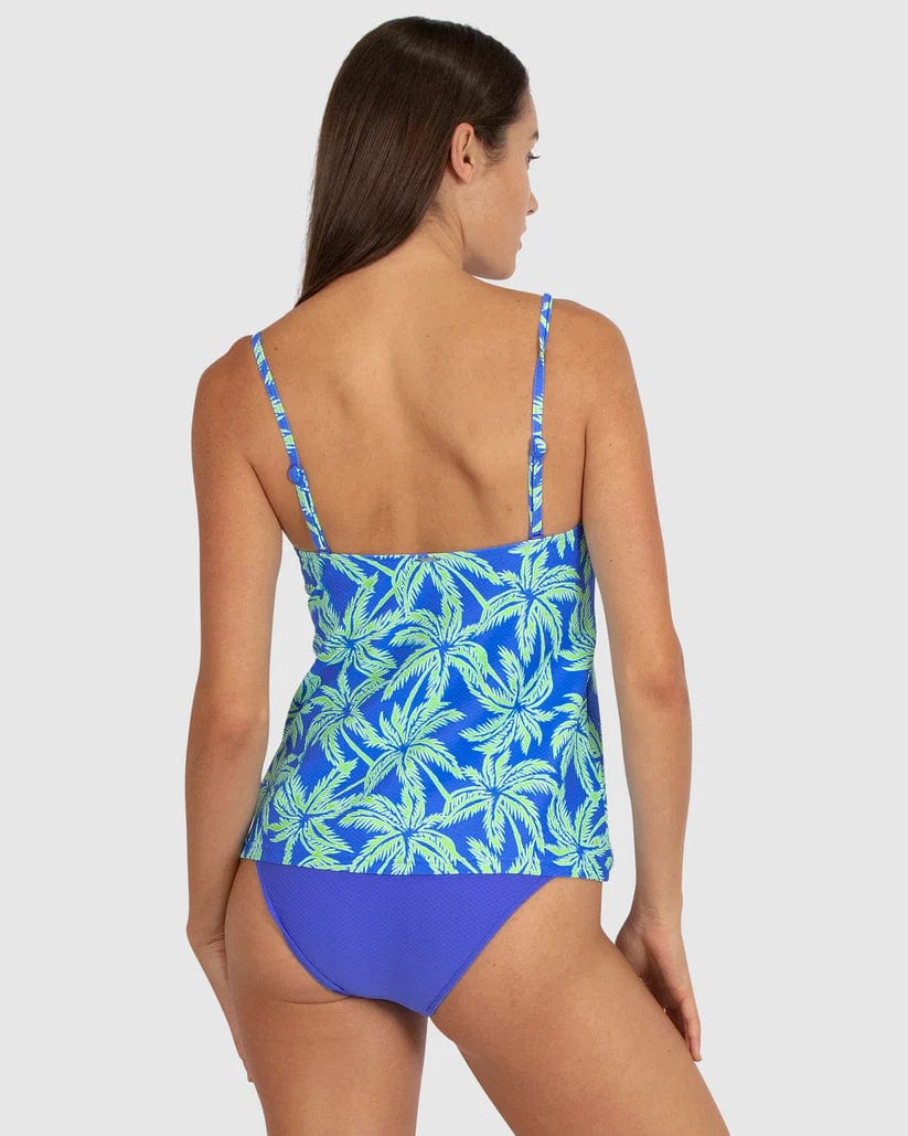 Baku Hot Tropics Baku Loose Fit Tankini Top - Adriatic Blue Baku Hot Tropics D-E Underwire One Piece Swimsuit Splash Swimwear Tankini Tops