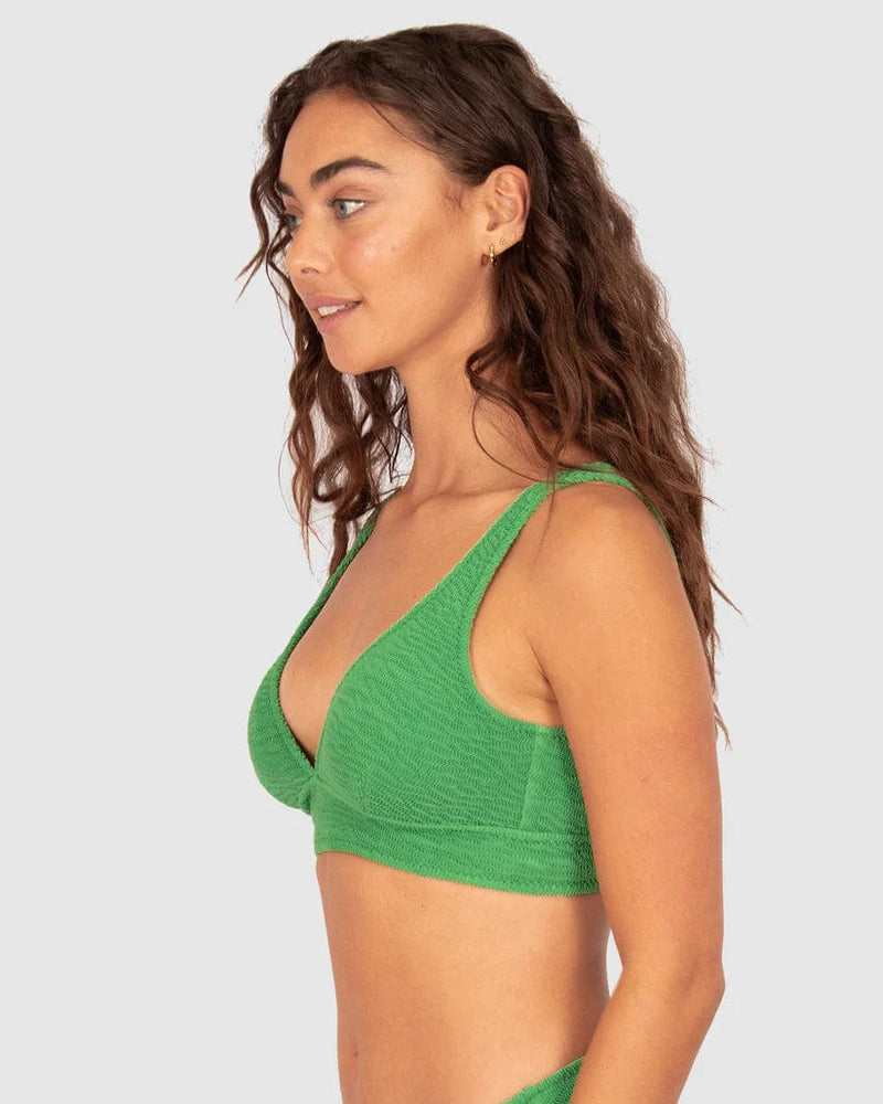 Baku Bikini Tops Ibiza D/DD Long Line Bikini Bra - Moss Baku Ibiza D/DD Long Line Bikini Bra - Moss