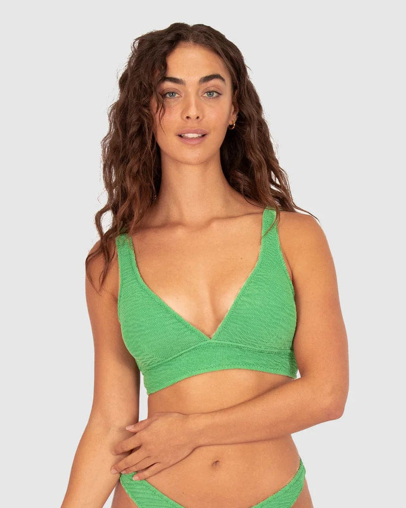 Baku Bikini Tops Ibiza D/DD Long Line Bikini Bra - Moss Baku Ibiza D/DD Long Line Bikini Bra - Moss