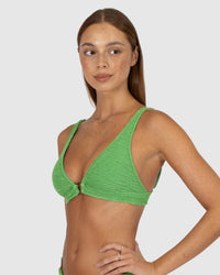 Baku Bikini Tops Ibiza Ring Bra - Moss Baku Ibiza Ring Bra