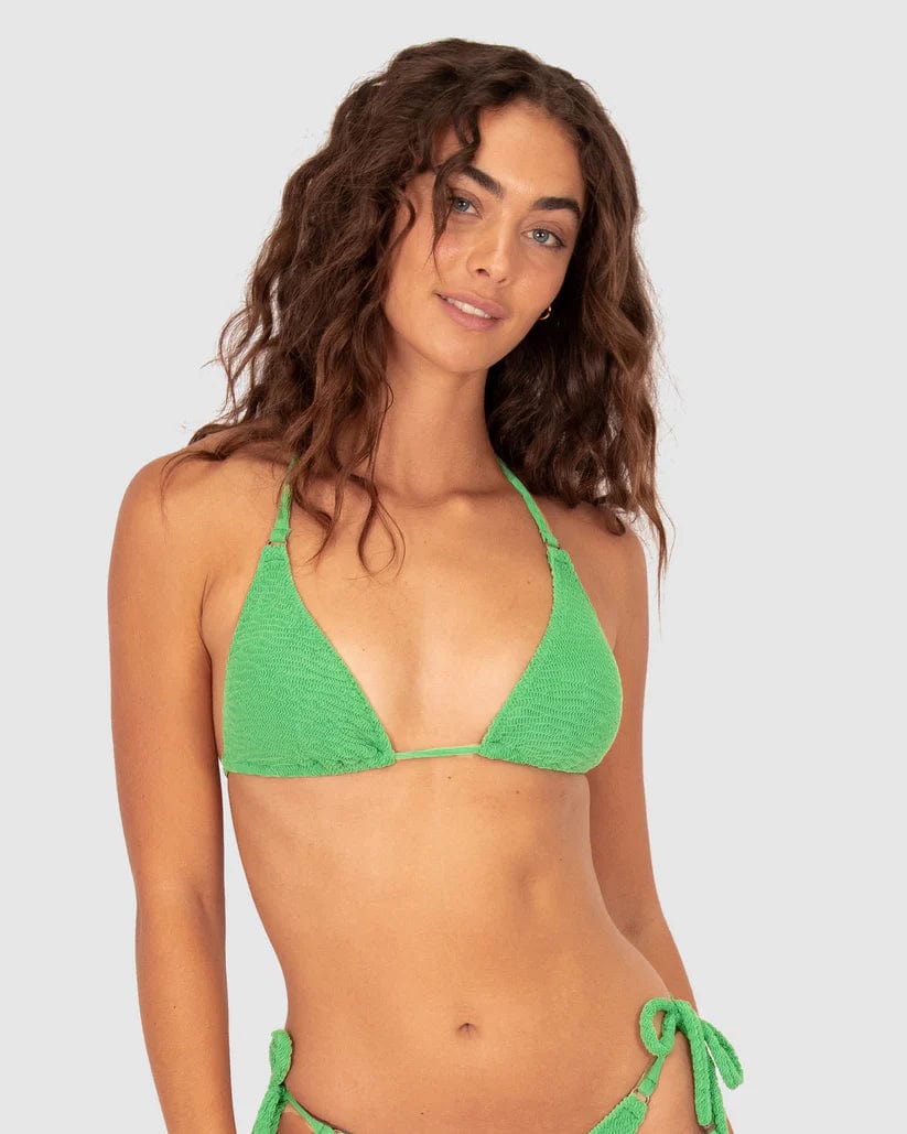 Baku Bikini Tops Ibiza Slide Tri Bikini Top - Moss Baku Ibiza Slide Tri Bikini Top - Moss