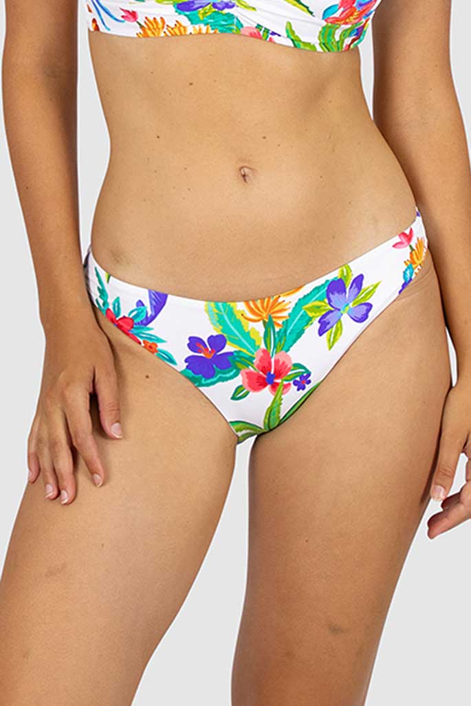 Baku Ipanema Regular Pant PANT719IPA Baku Ipanema Regular Pant - Pineapple Splash Swimwear Bikini Bottoms White / AU8/US4 9336586042709