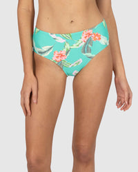 Baku Jamaica Mid Pant - Emerald Baku Jamaica Mid Pant - Emerald Splash Swimwear Bikini Bottoms