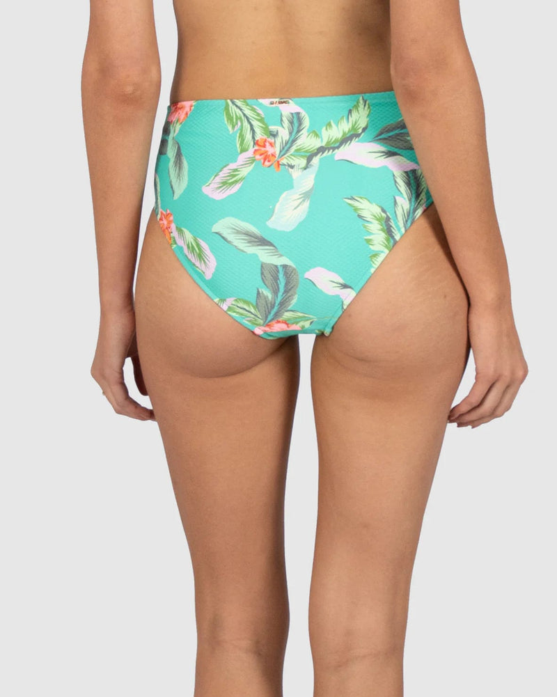 Baku Jamaica Mid Pant - Emerald Baku Jamaica Mid Pant - Emerald Splash Swimwear Bikini Bottoms