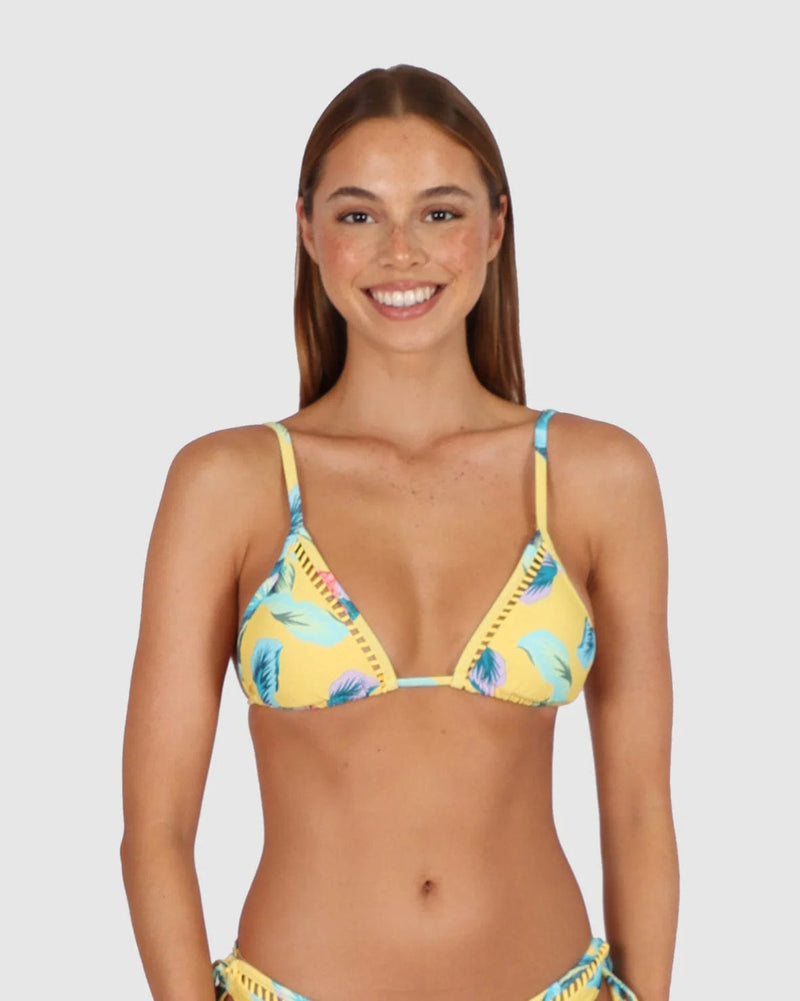 Baku Jamaica Slide Tri - Butter Baku Jamaica Slide Tri - Butter Splash Swimwear Bikini Tops