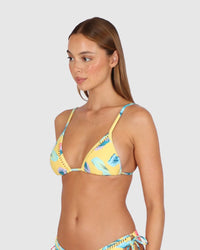 Baku Jamaica Slide Tri - Butter Baku Jamaica Slide Tri - Butter Splash Swimwear Bikini Tops