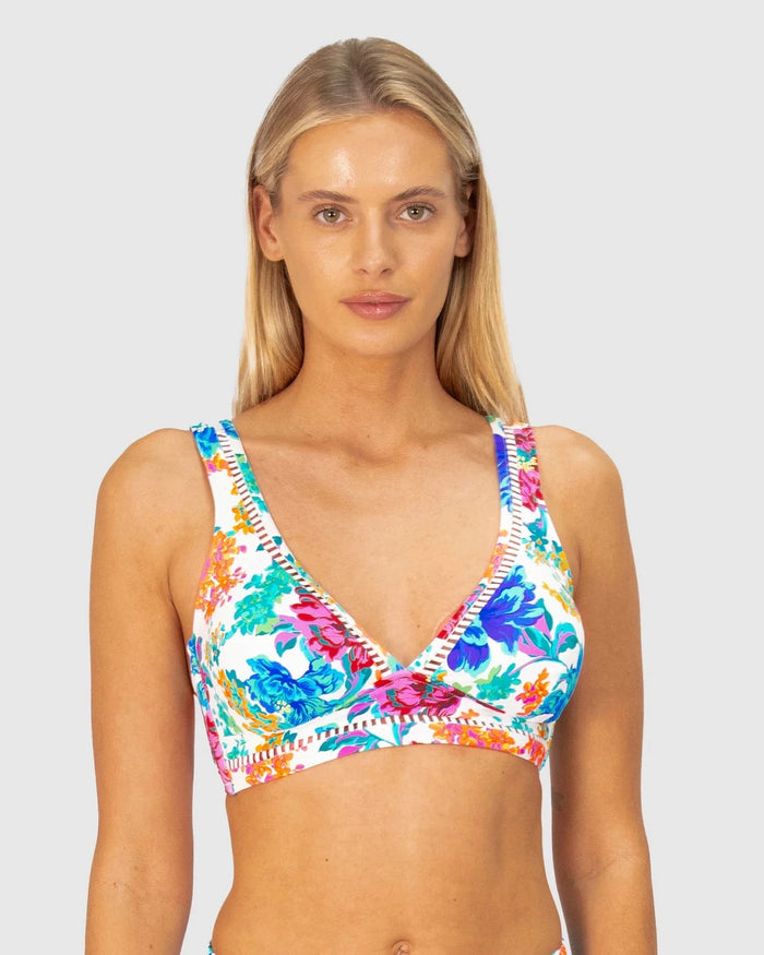 Baku Le Jardin D/DD Longline Bikini Bra Top Baku Le Jardin D/DD Longline Bikini Bra Top Splash Swimwear