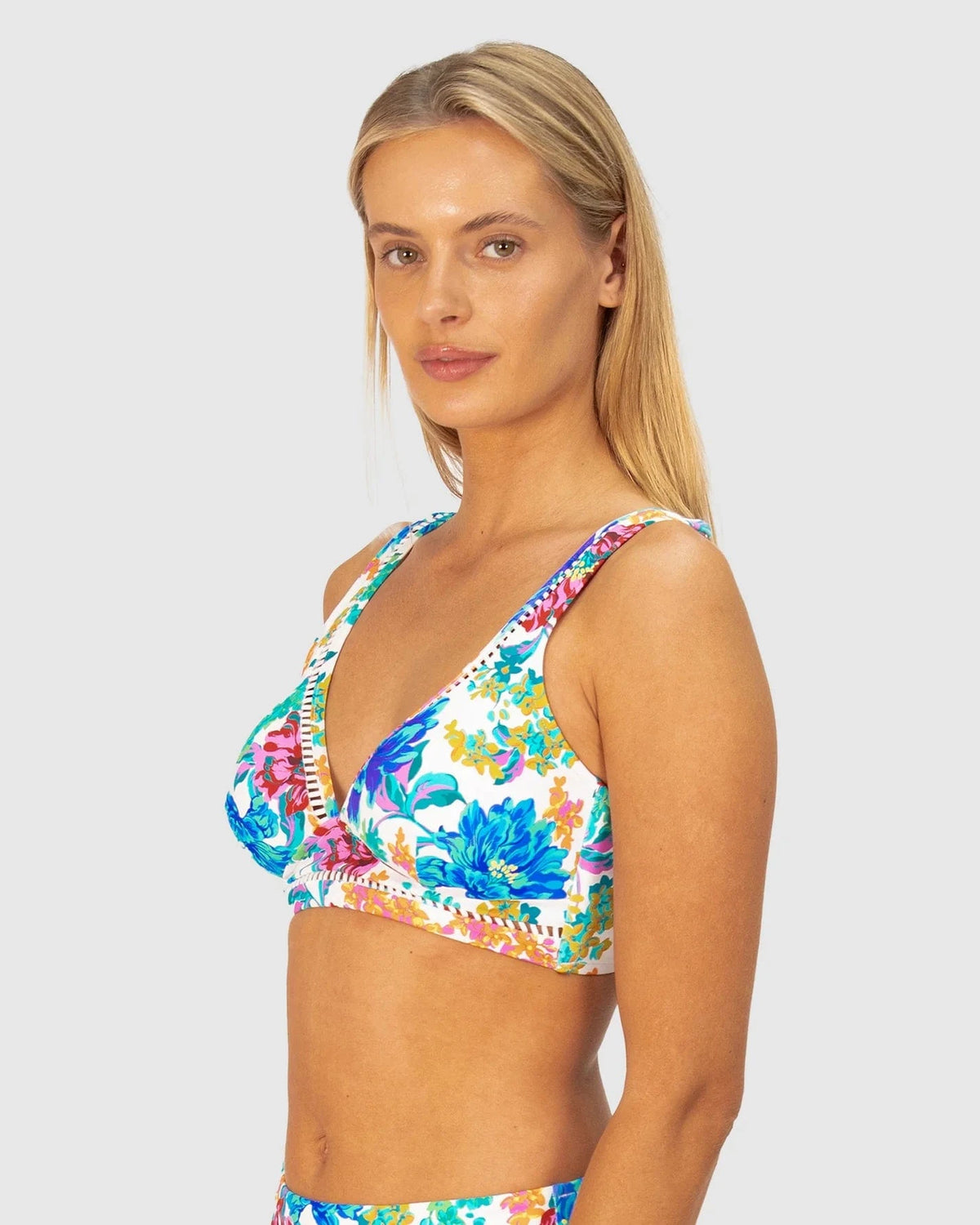 Baku Le Jardin D/DD Longline Bikini Bra Top Baku Le Jardin D/DD Longline Bikini Bra Top Splash Swimwear