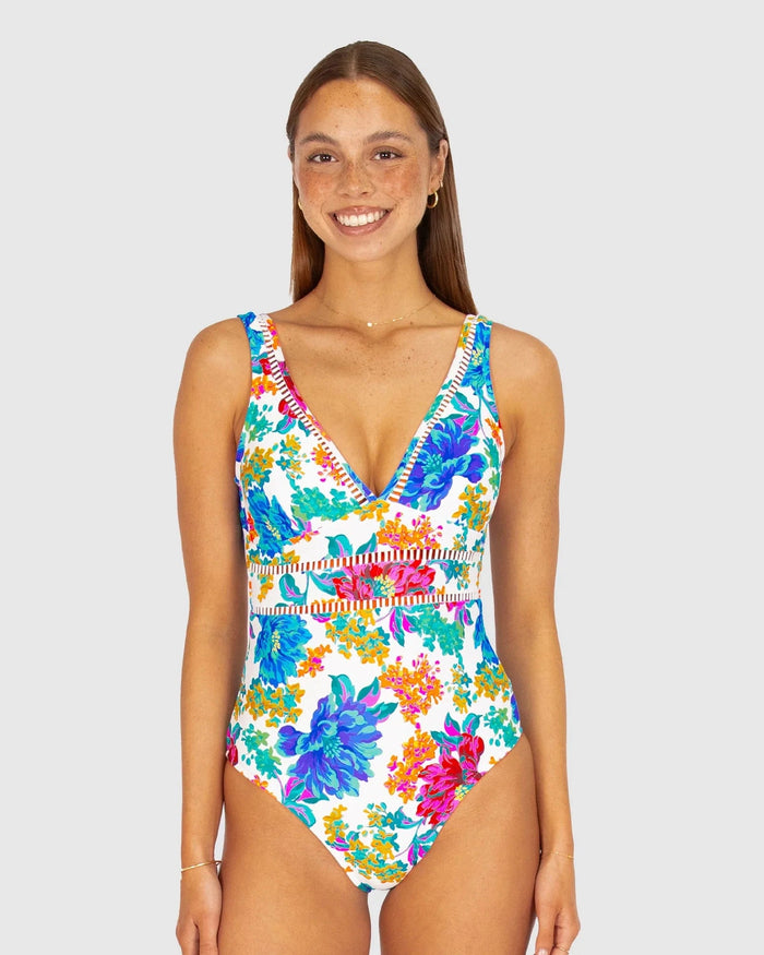 Baku Le Jardin Longline One Piece Swimsuit Baku Le Jardin Longline One Piece Swimsuit Splash Swimwear