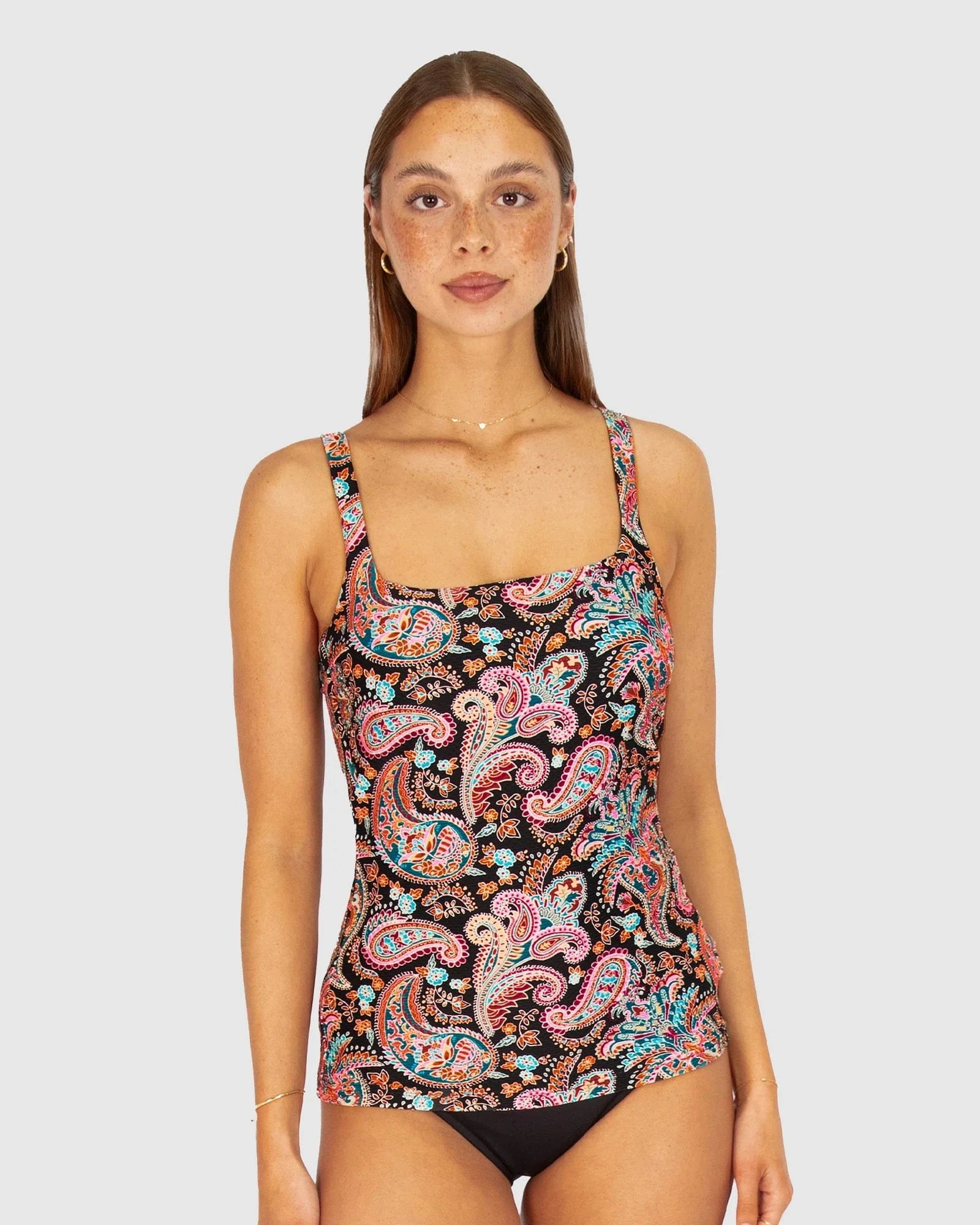 Baku Marrakesh Multi Singlet - Black Baku Marrakesh Surf Suit Swimwear Splash Swimwear