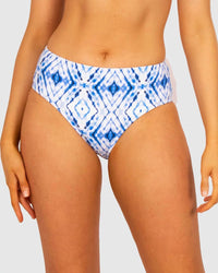 Baku Bikini Bottoms Moonlight Mid Pant - White Baku Moonlight D-DD Twist Bra