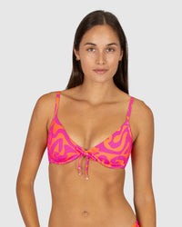 Baku Ravello B. C Underwire Bra - Solar Baku Ravello B. C Underwire Bra - Solar Splash Swimwear Bikini Tops