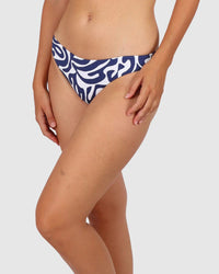 Baku Ravello Regular Bikini Bottom - Denim Baku Ravello Regular Bikini Bottom - Denim Splash Swimwear Bikini Bottoms